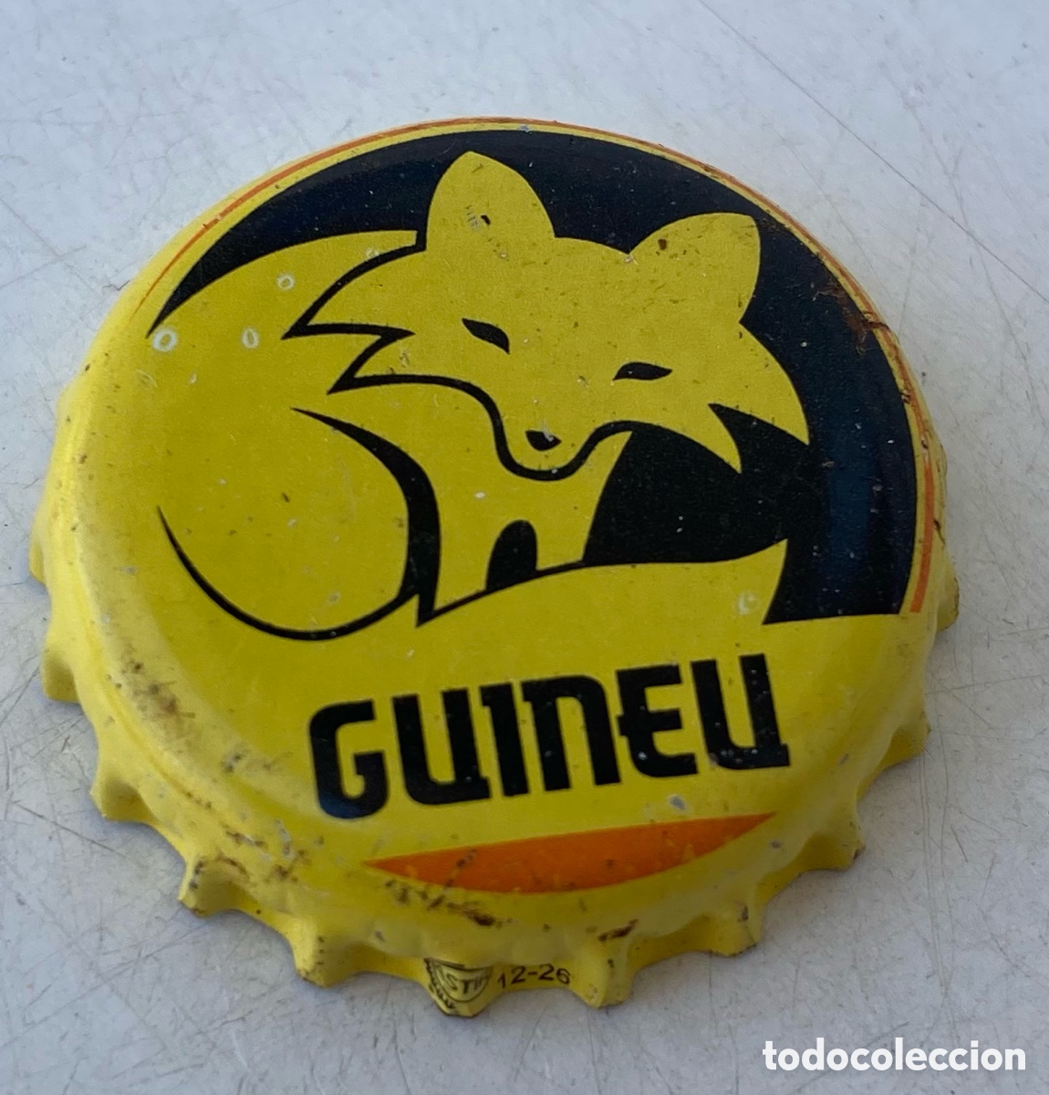 Collectable Beer: CHAPA CERVEZA CERVESA ARTESANA GUINEU (3). VALLS DE TORROELLA. BARCELONA.---LOTE N.132----CARMANJO