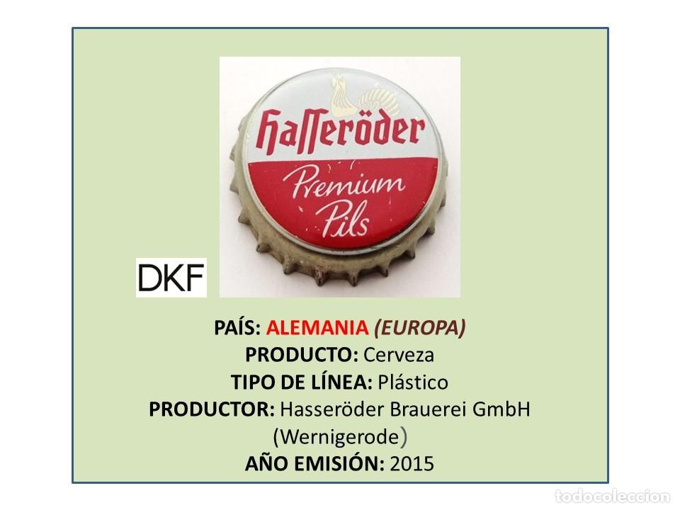 Coleccionismo de cervezas: TAPON CORONA CAPSULA CHAPA CERVEZA HAFFER&Ouml;DER PREMIUM PILS (ALEMANIA)