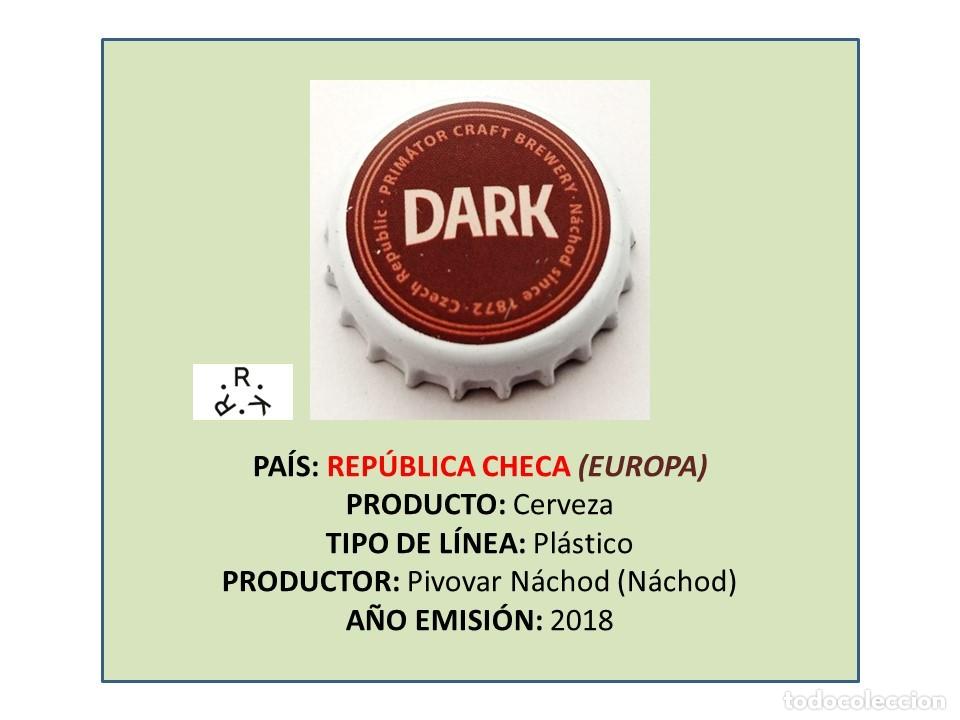 Coleccionismo de cervezas: TAPON CORONA CAPSULA CHAPA CERVEZA PRIMATOR DARK (REP&Uacute;BLICA CHECA)