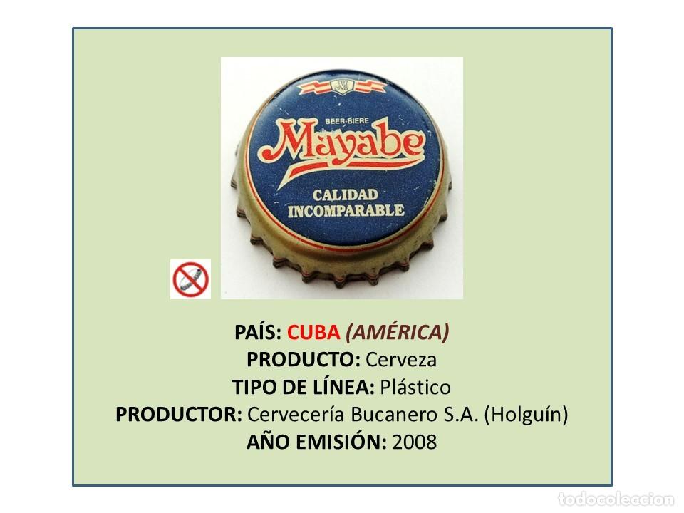 Sammeln von Brauereiartikeln: TAPON CORONA CAPSULA CHAPA CERVEZA MAYABE (CUBA)