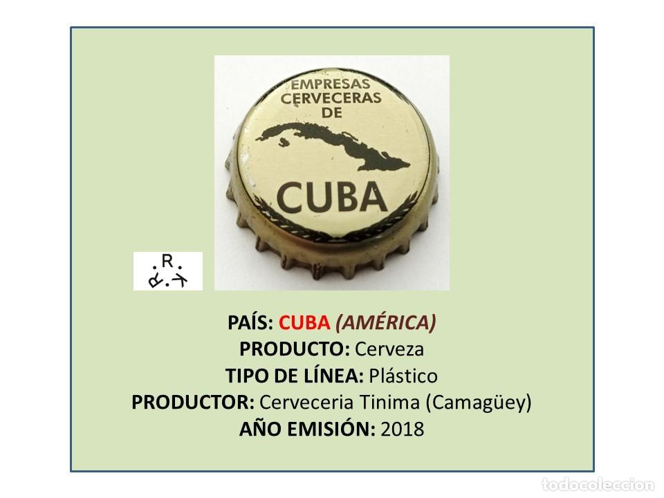 Coleccionismo de cervezas: TAPON CORONA CAPSULA CHAPA CERVEZA CUBAY (CUBA)