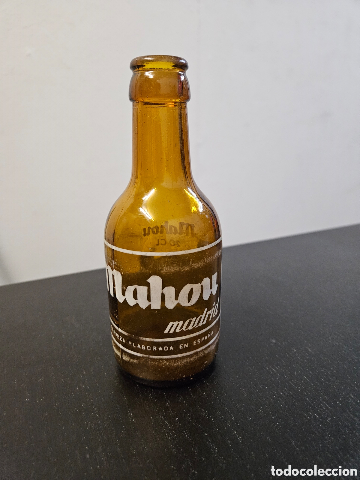 Coleccionismo de cervezas: Botell&iacute;n Mahou Madrid 20Cl.