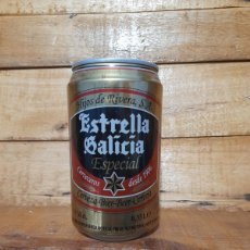 Coleccionismo de cervezas: LATA DE CERVEZA ESTRELLA GALICIA BEER BIER ESPAÑA AÑO 1995
