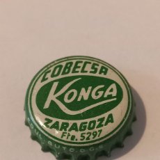 Coleccionismo de cervezas: CHAPA COBECSA ZARAGOZANA, KONGA. FACTORÍA PAC (CORCHO (