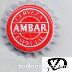 Coleccionismo de cervezas: chapa sin usar - cerveza - ESPA&Ntilde;A - Ambar