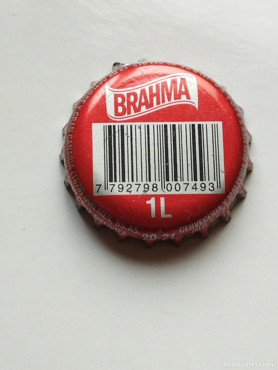 Collectable Beer: CHAPA, TAPA CORONA CERVEZA BRAHMA- BRASIL- CAPS- TAPON