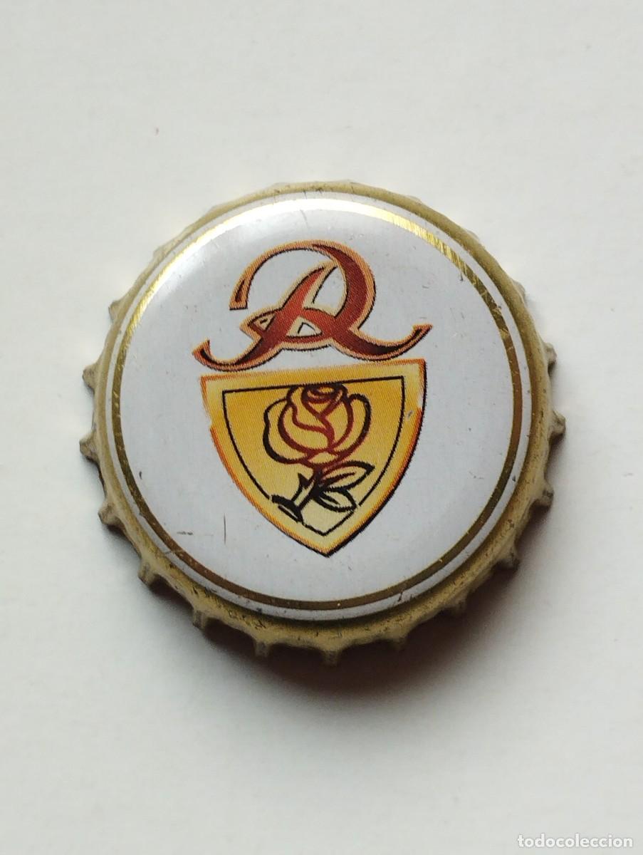Collectable Beer: CHAPA, TAPA CORONA CERVEZA ALEMANA- ROSEN - ROSA - ALEMANIA- CAPS- TAPON