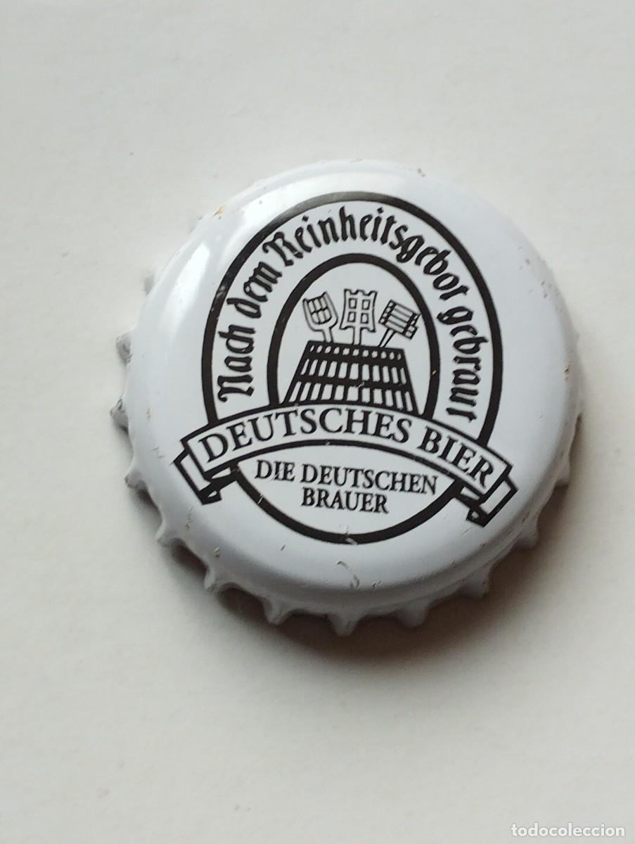 Collectable Beer: CHAPA, TAPA CORONA CERVEZA ALEMANA- DEUTSCHER BIER MODELO 1 - BRAUER - ALEMANIA- CAPS- TAPON