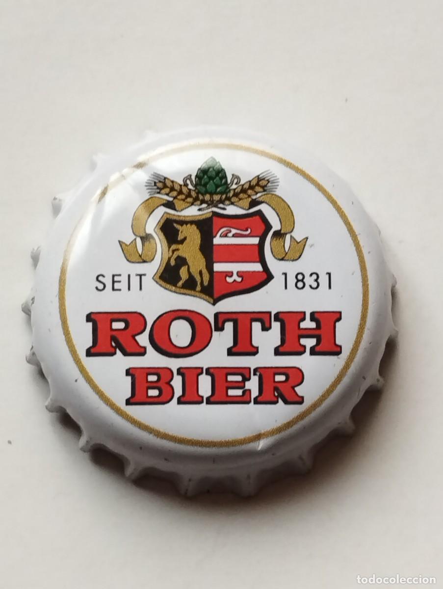 Collectable Beer: CHAPA, TAPA CORONA CERVEZA ALEMANA ROTH BIER - ALEMANIA - CAPS- TAPON