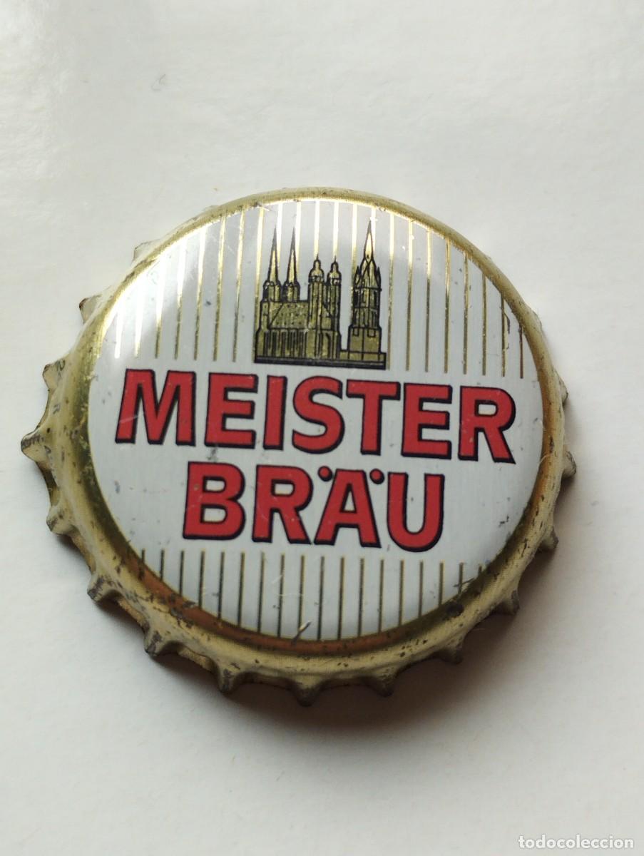 Collectionnisme de bi&egrave;res: CHAPA, TAPA CORONA CERVEZA ALEMANIA- MEISTER BRAU - CAPS- TAPON