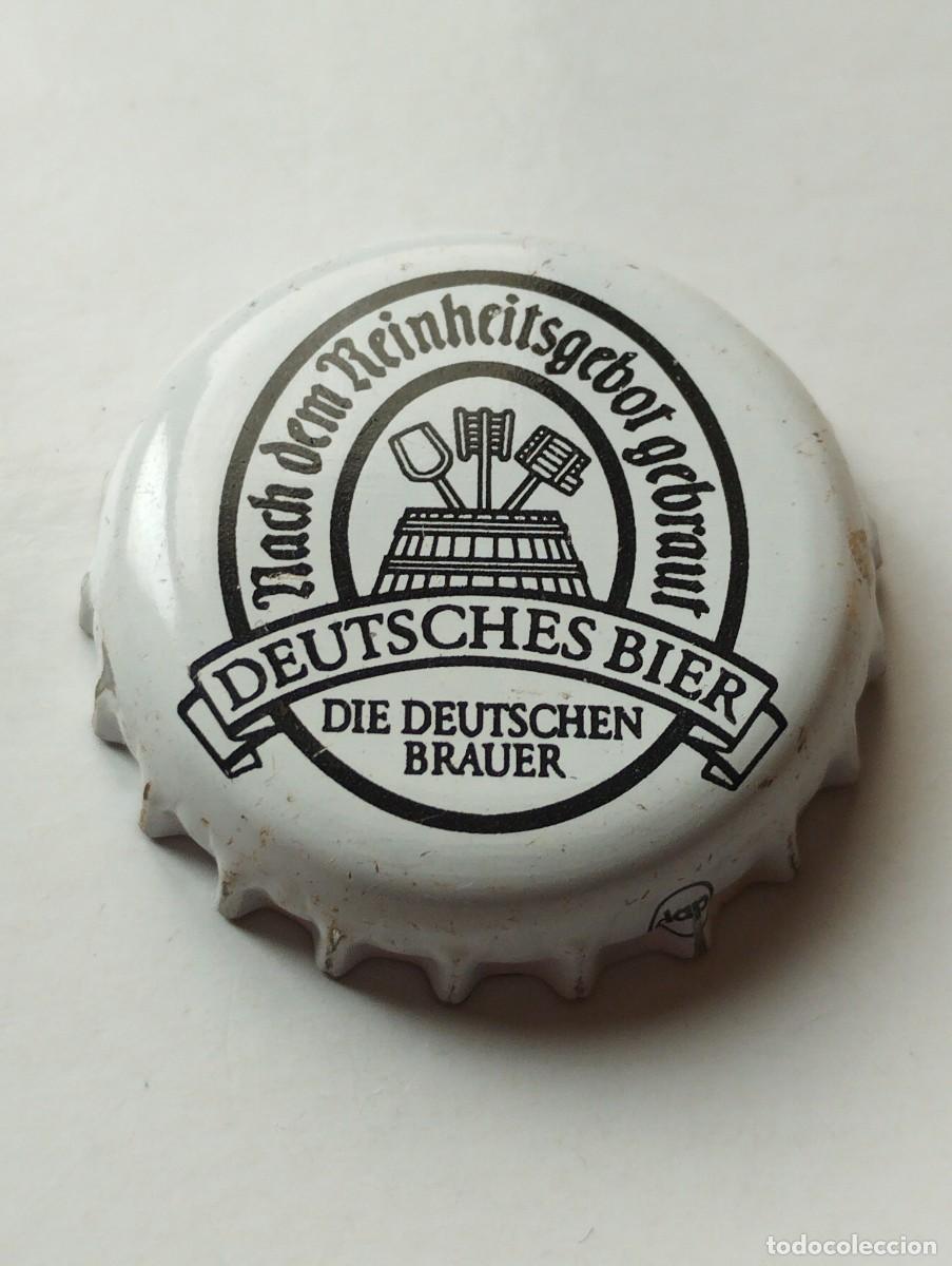 Collectable Beer: CHAPA, TAPA CORONA CERVEZA ALEMANA- DEUTSCHER BIER MODELO 2- BRAUER - ALEMANIA- CAPS- TAPON