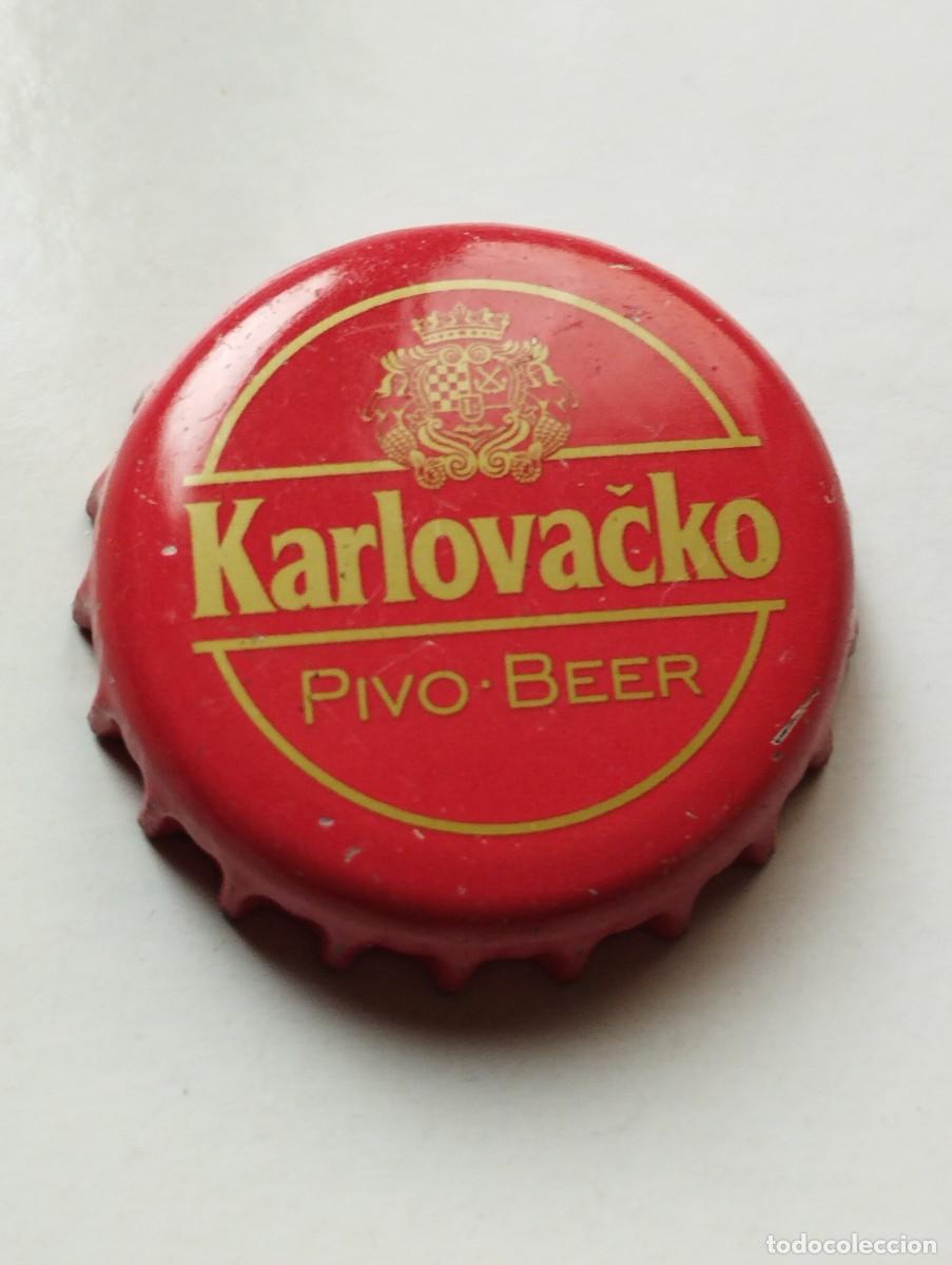 Collectable Beer: CHAPA, TAPA CORONA CERVEZA REPUBLICA CHECA KARLOVACKO PIVO CAPS- TAPON