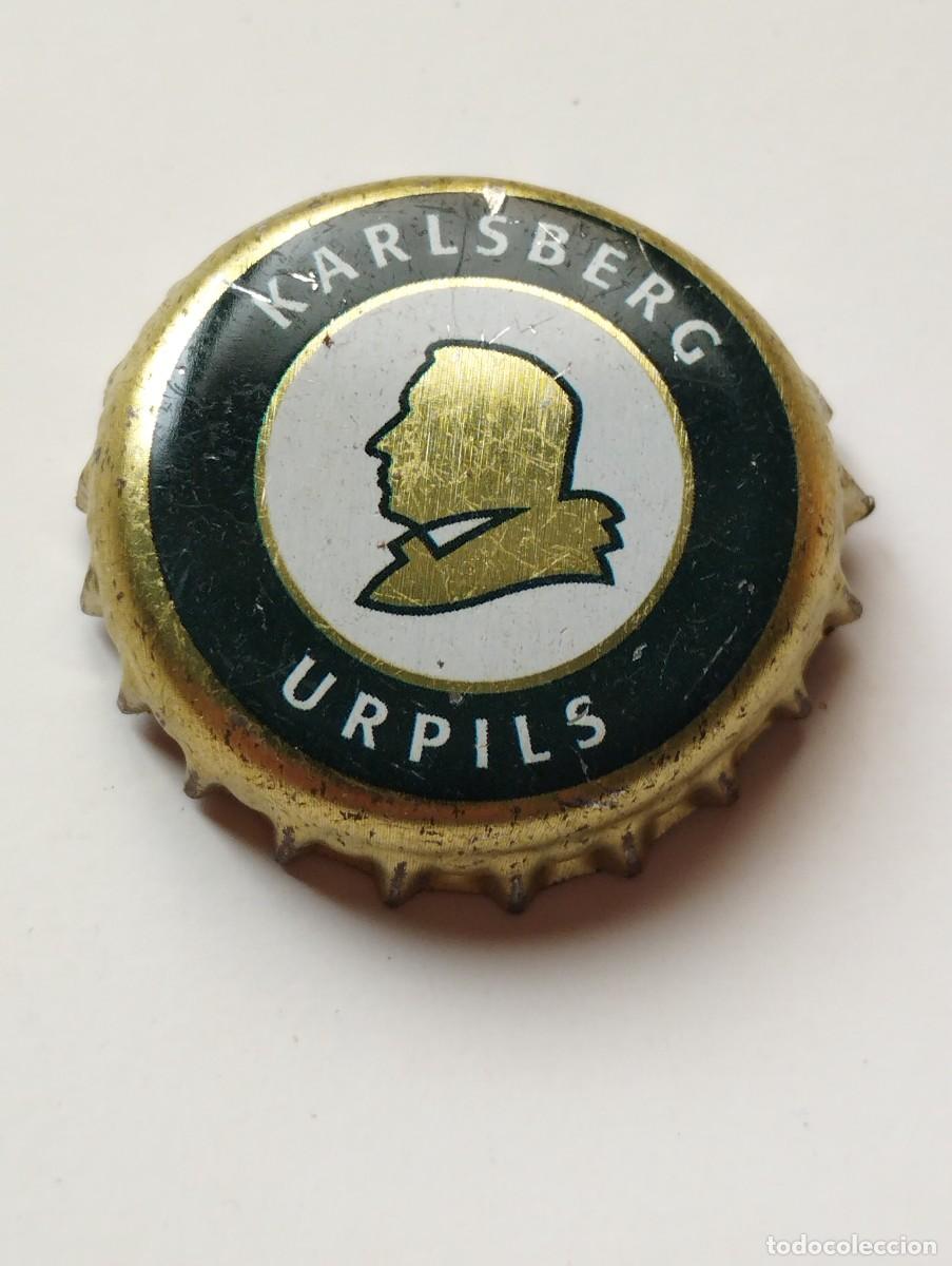 Sammeln von Brauereiartikeln: CHAPA CHAPA - TAPA CORONA CERVEZA ALEMANA KARLSBERG URPILS- ALEMANIA - - CAPS - TAPON