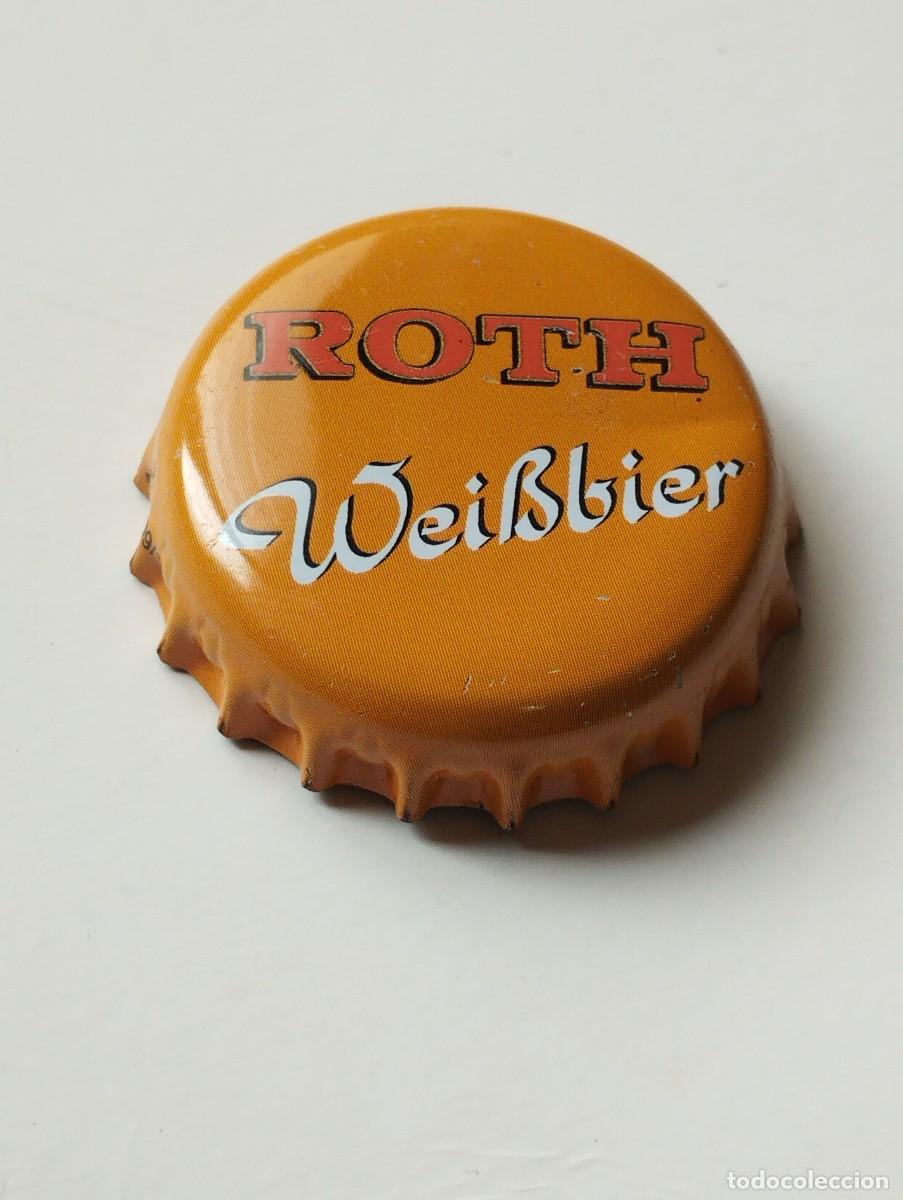 Collectable Beer: CHAPA CHAPA - TAPA CORONA CERVEZA ALEMANA ROTH WEI BBIER CAPS - TAPON