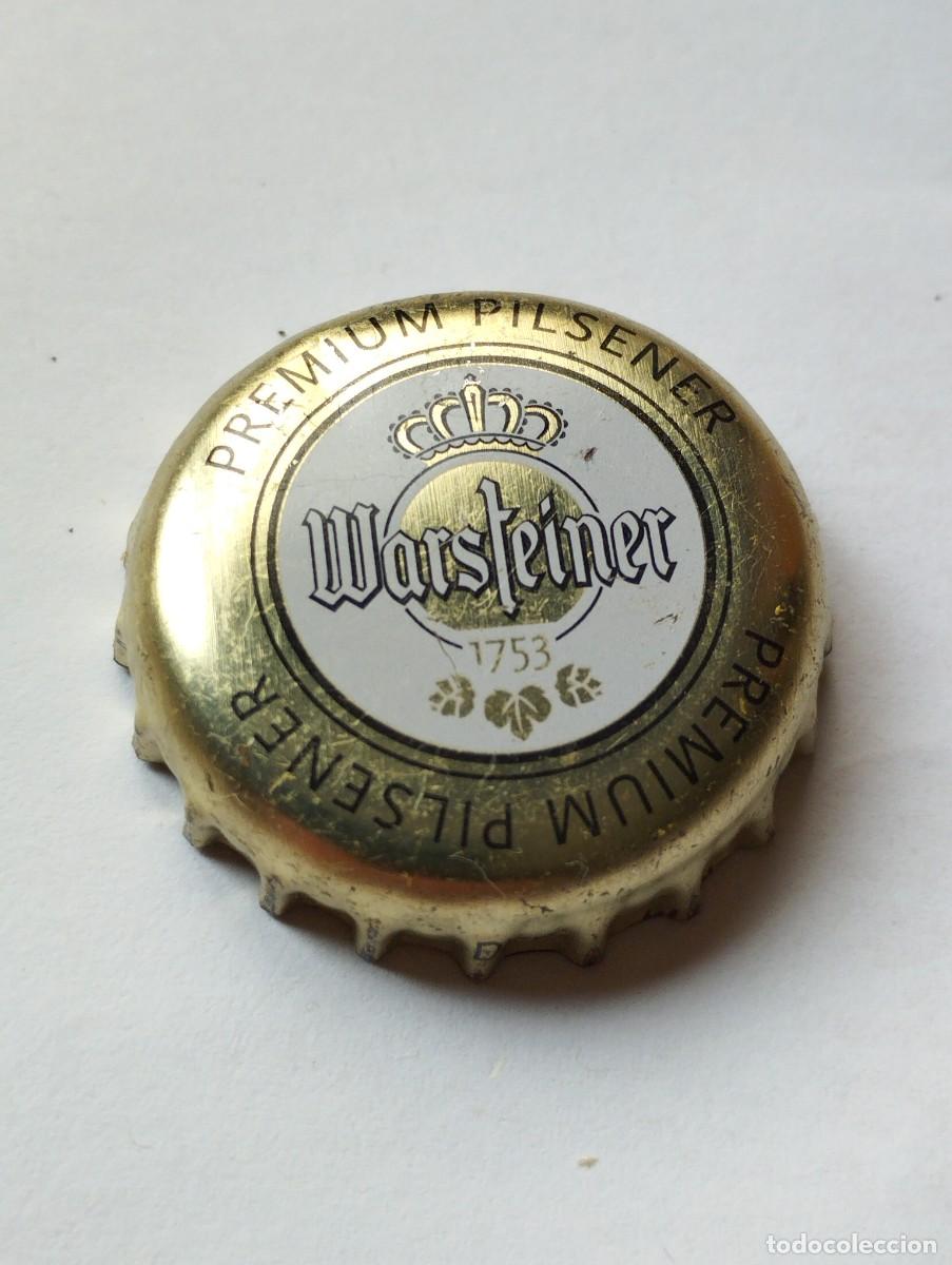 Sammeln von Brauereiartikeln: CHAPA, TAPA CORONA CERVEZA ALEMANIA- WARSTEINER PREMIUM PILSENER - CAPS- TAPON