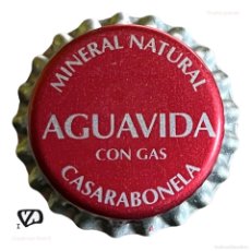 Coleccionismo de cervezas: TAPON CORONA CHAPA BOTTLE CAP KRONKORKEN CAPSULE TAPPI AGUAVIDA - CASARABONELA (MALAGA)