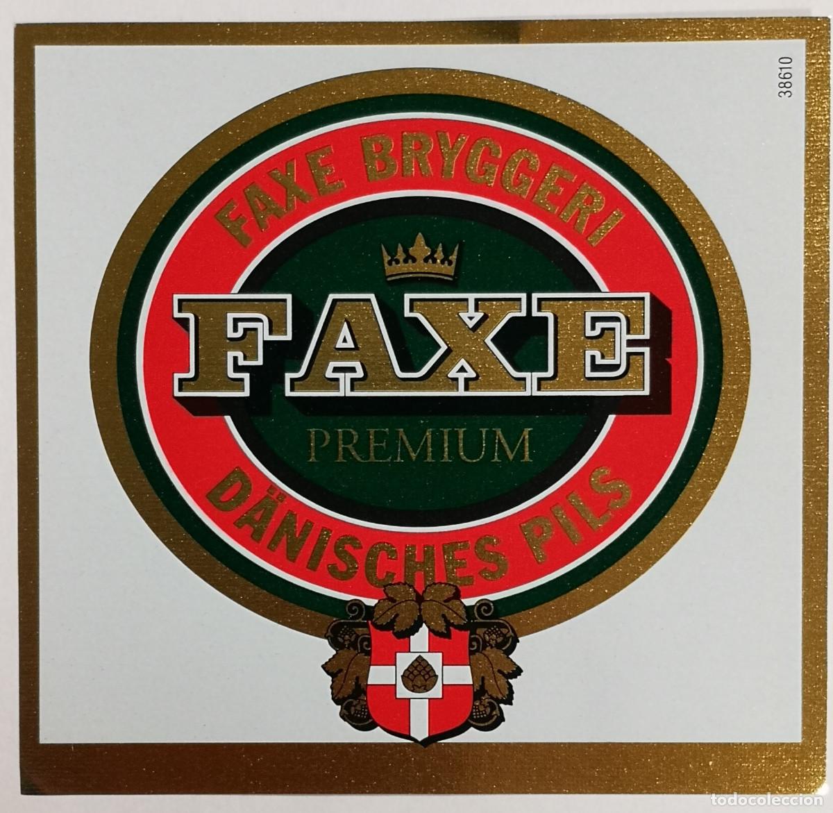 Coleccionismo de cervezas: ETIQUETA CERVEZA - FAXE PREMIUM - Dinamarca