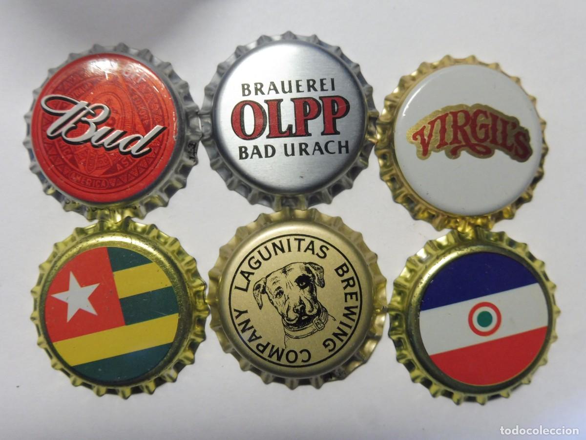 Collectable Beer: 1 lote 6 chapas bottle caps krohnkorken de cerveza sin usar nuevas