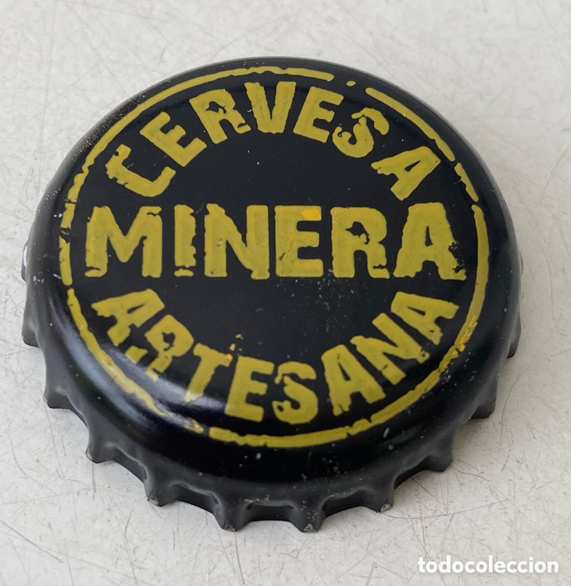 Sammeln von Brauereiartikeln: CHAPA CERVEZA CERVESA BEER MINERA ARTESANA (14).GIRONA. FAB.CHAPA: JF.----LOTE N.35--CARMANJO