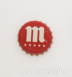 Coleccionismo de cervezas: CHAPA DE CERVEZA - MAHOU - 5 ESTRELLAS -- ESPA&Ntilde;A -- ESPA&Ntilde;OLA - BEBIDA - LETRA M EME