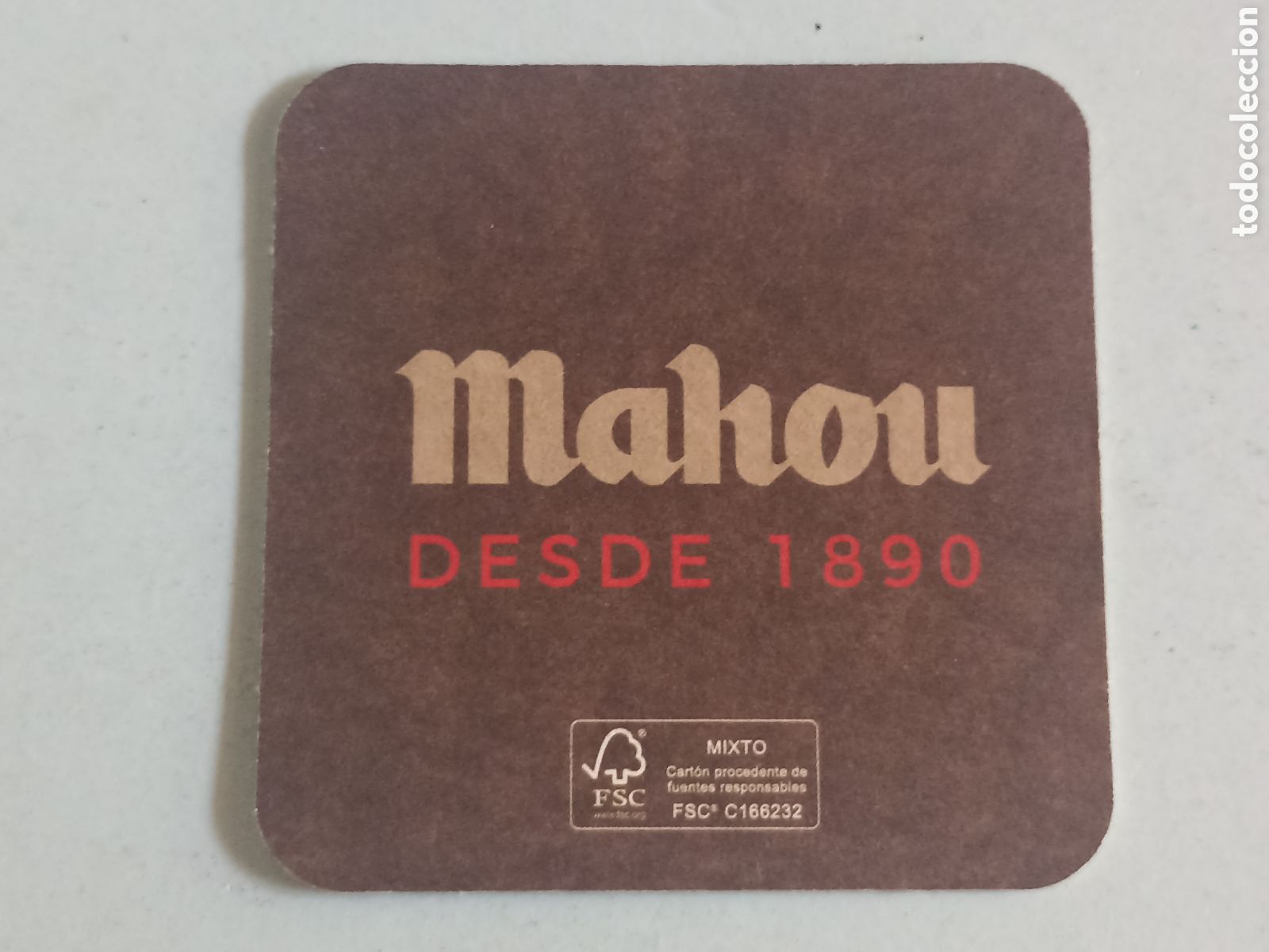 Coleccionismo de cervezas: Posavasos Cerveza Mahou - Cart&oacute;n r&iacute;gido - Pedido m&iacute;nimo 3 &euro;