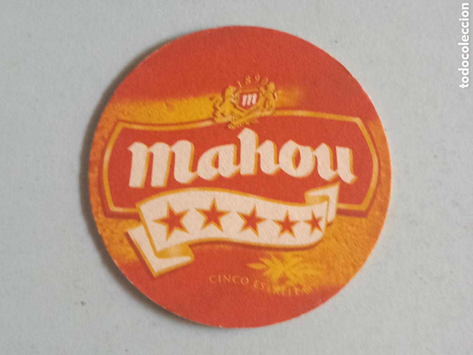 Coleccionismo de cervezas: Posavasos Cerveza Mahou - Cart&oacute;n r&iacute;gido - Pedido m&iacute;nimo 3 &euro;