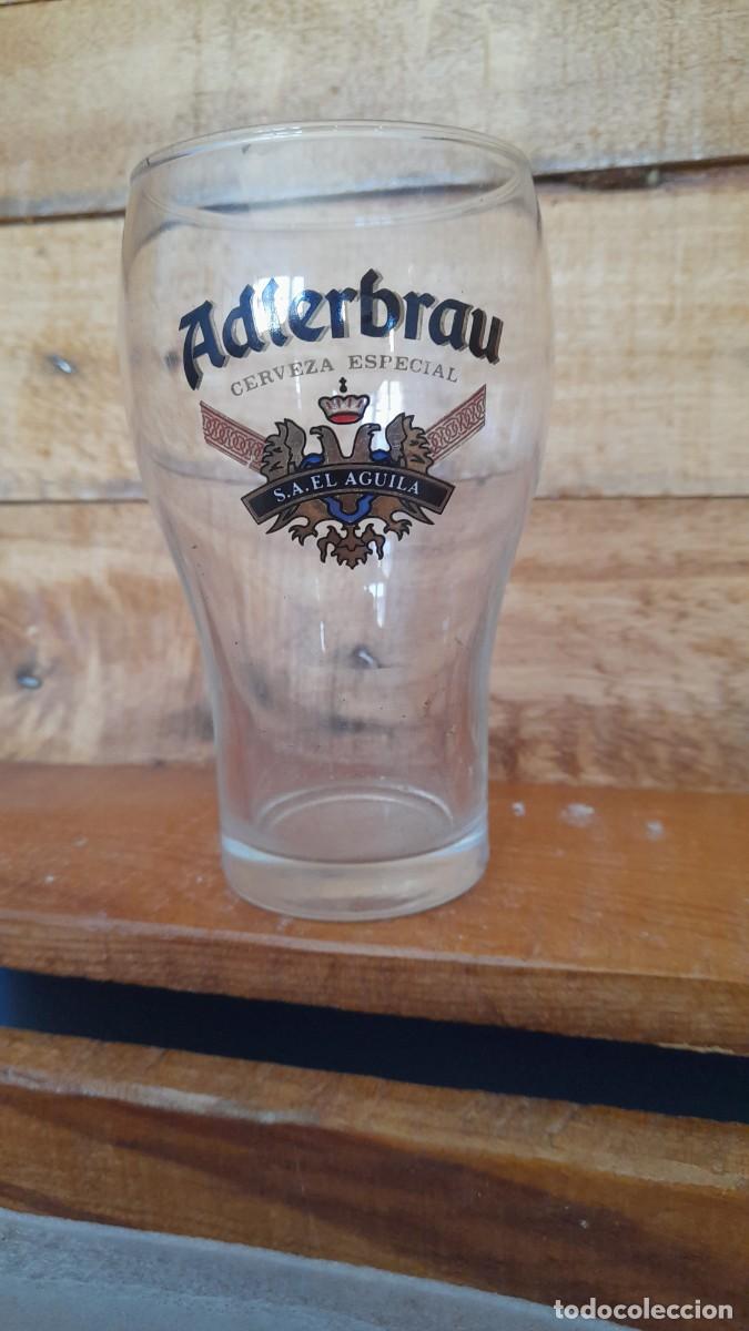 Collectable Beer: Vaso antiguo de cerveza El &aacute;guila Adlerbrau