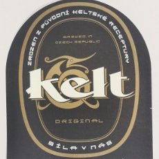 Coleccionismo de cervezas: ETIQUETA CERVEZA - KELT - REPÚBLICA CHECA