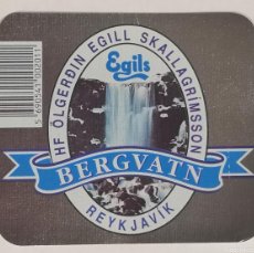 Coleccionismo de cervezas: ETIQUETA CERVEZA - EGILS BERGVATN - ISLANDIA ( REIKIAVIK​ )
