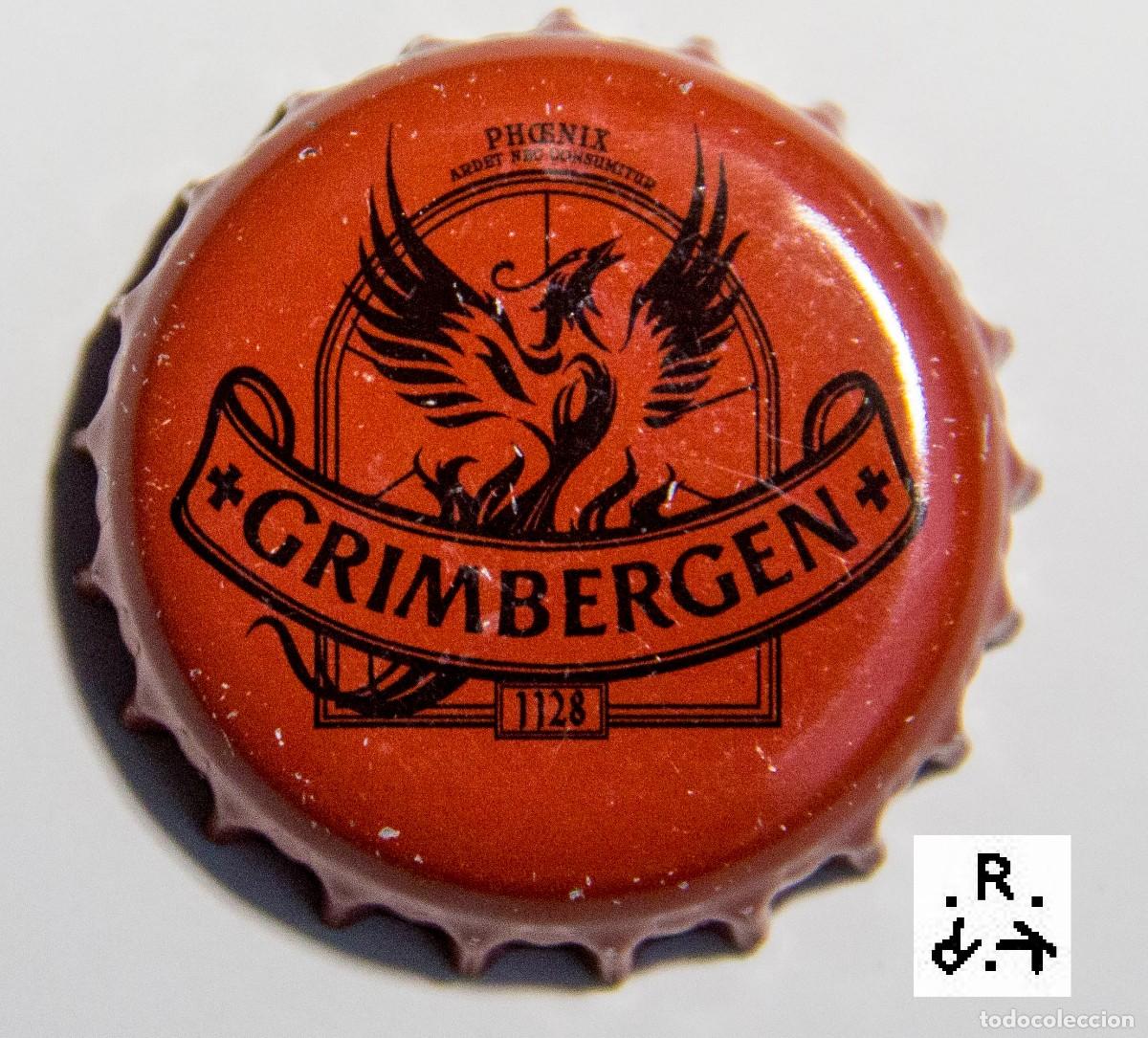 Coleccionismo de cervezas: TAP&Oacute;N CORONA - CHAPA - B&Eacute;LGICA - CERVEZA - GRIMBERGEN