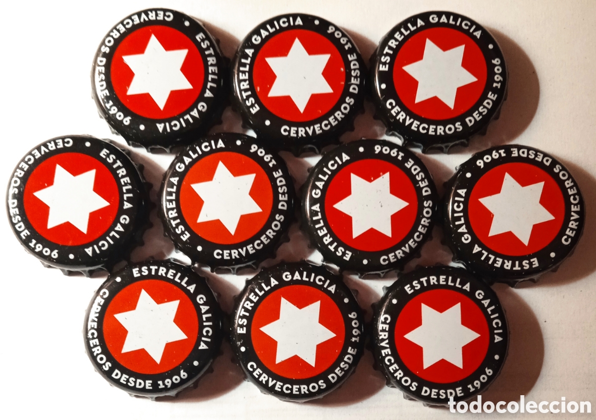 Coleccionismo de cervezas: LOTE CHAPAS ESTRELLA GALICIA
