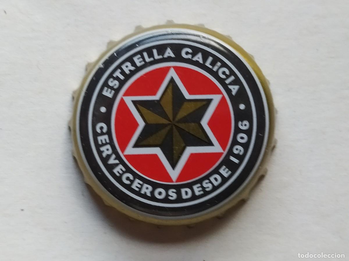 Coleccionismo de cervezas: TAPON CORONA CERVEZA ESPA&Ntilde;A ESTRELLA GALICIA (dap) . USADO