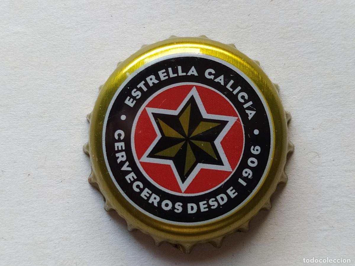 Coleccionismo de cervezas: TAPON CORONA CERVEZA ESPA&Ntilde;A ESTRELLA GALICIA (cp) . USADO