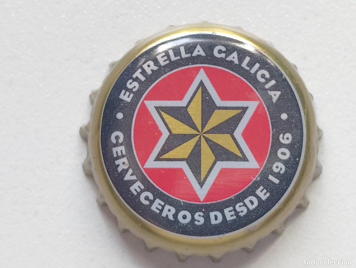 Coleccionismo de cervezas: TAPON CORONA CERVEZA ESPA&Ntilde;A ESTRELLA GALICIA (n) . USADO