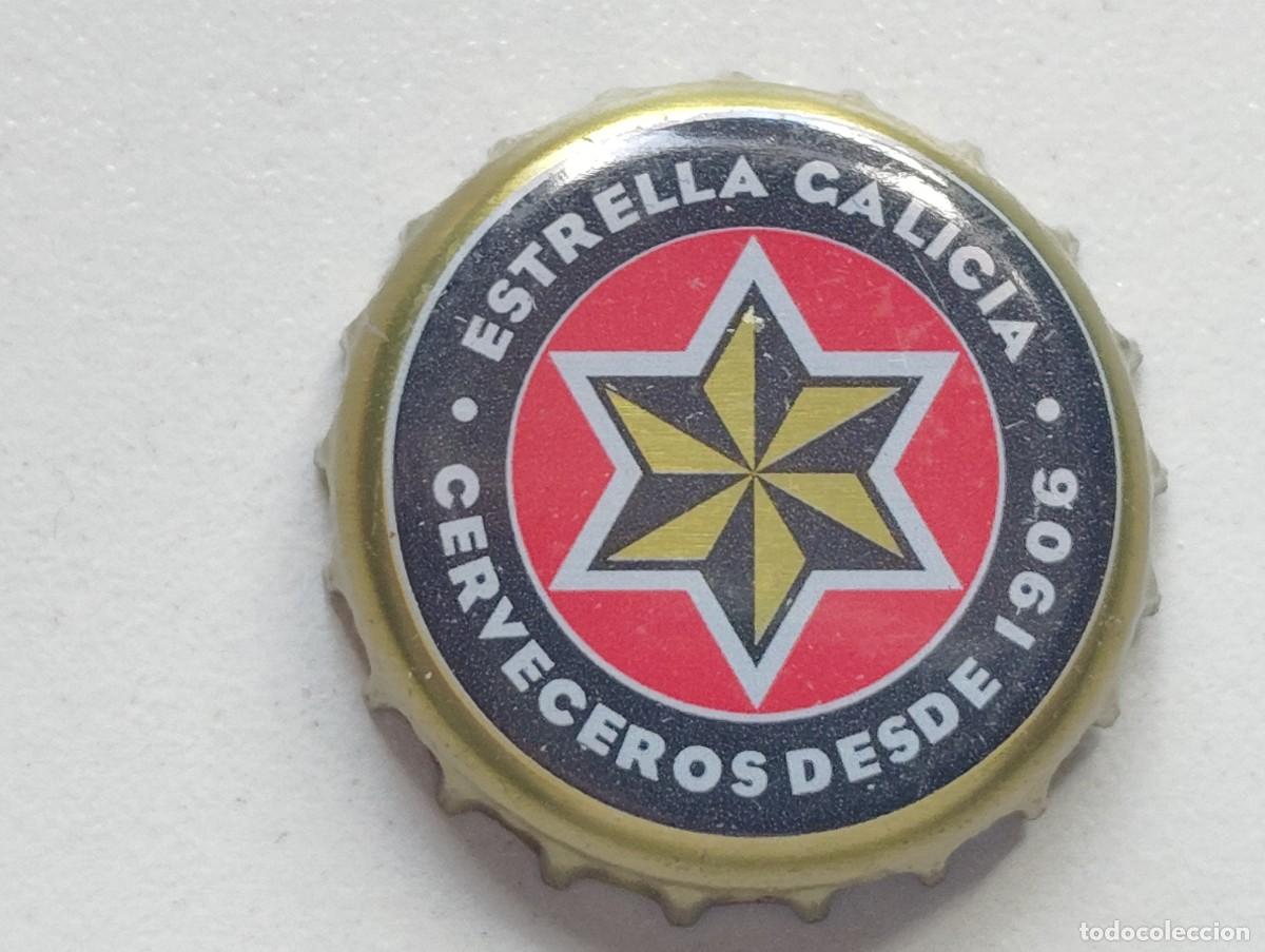 Coleccionismo de cervezas: TAPON CORONA CERVEZA ESPA&Ntilde;A ESTRELLA GALICIA (n) . USADO