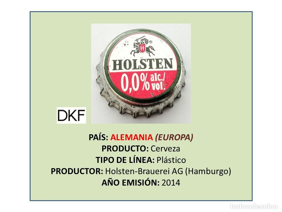 Coleccionismo de cervezas: TAPON CORONA CAPSULA CHAPA CERVEZA HOLSTEN 0,0% ALC./VOL. (ALEMANIA)