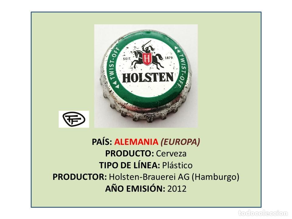 Coleccionismo de cervezas: TAPON CORONA CAPSULA CHAPA CERVEZA HOLSTEN (ALEMANIA)