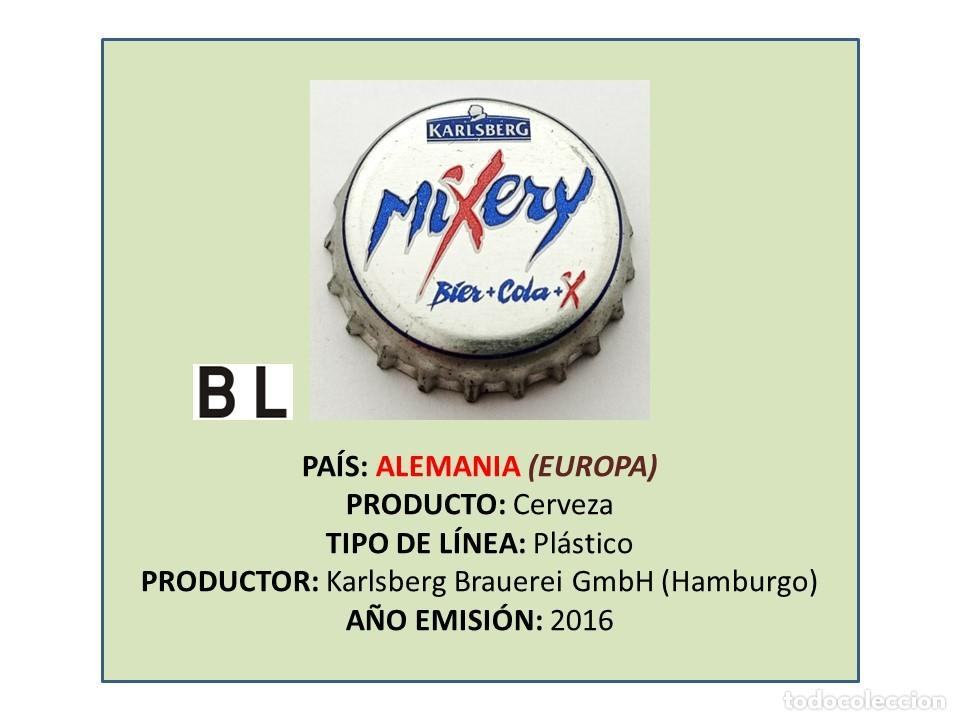 Coleccionismo de cervezas: TAPON CORONA CAPSULA CHAPA CERVEZA KARLSBERG MIXERY BIER + COLA (ALEMANIA)
