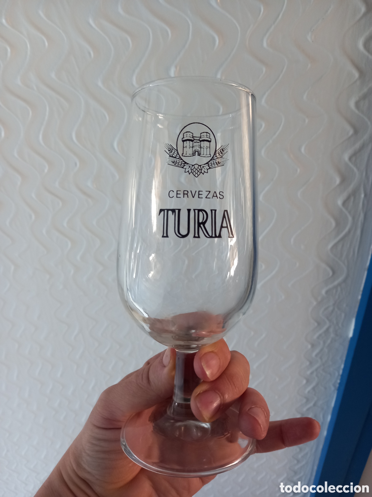 Coleccionismo de cervezas: Copa cerveza turia - Foto 2