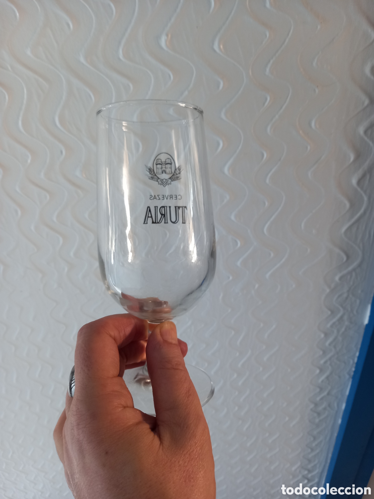 Coleccionismo de cervezas: Copa cerveza turia - Foto 3