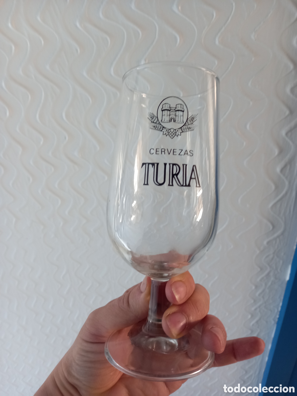 Coleccionismo de cervezas: Copa cerveza turia - Foto 1