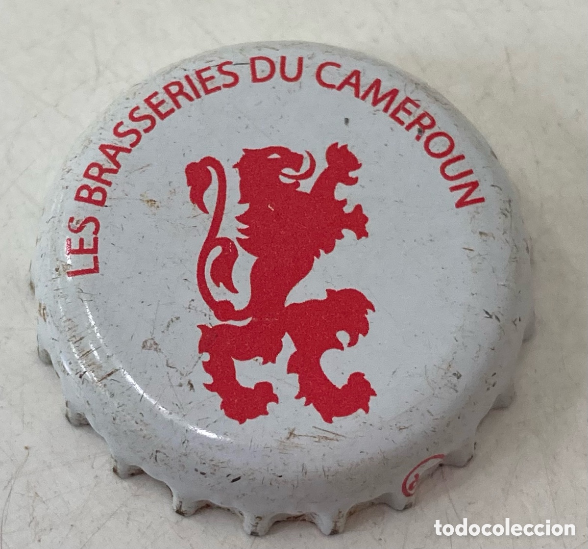 Coleccionismo de cervezas: TAP&Oacute;N CORONA BOTTLE CAP BEER BIRRA BIER CHAPA CERVEZA BEAUFORT CAMER&Uacute;N.(6)--LOTE N. 3103---CARMANJO