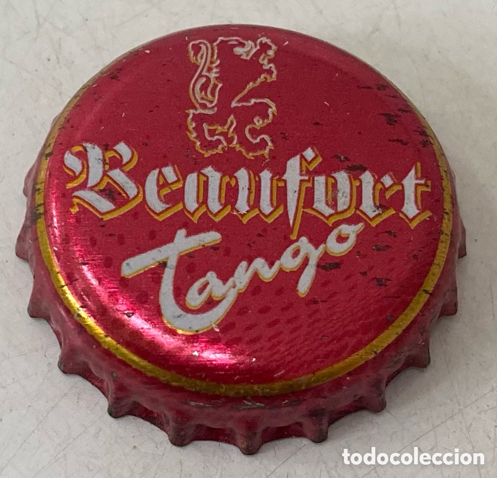 Coleccionismo de cervezas: BOTTLE CAP BEER BIRRA TAP&Oacute;N CORONA CHAPA CERVEZA BEAUFORT TANGO CAMER&Uacute;N.(7)--LOTE N. 2753---CARMANJO