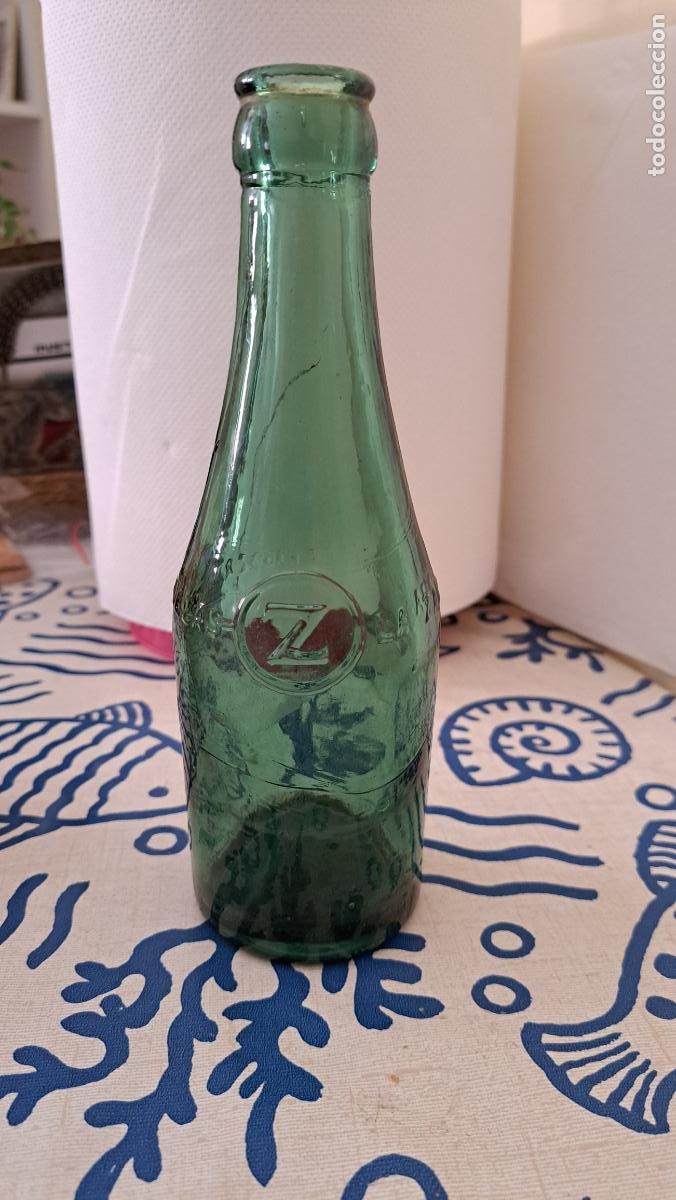 Collezionismo di birre: Botella de cerveza la zaragozana verde 1/5