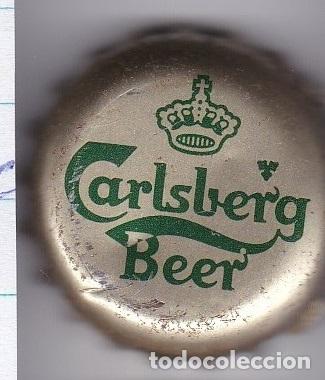 Collectable Beer: CHAPA ESPA&Ntilde;A CERVEZA TAPON CORONA CARLSBERG