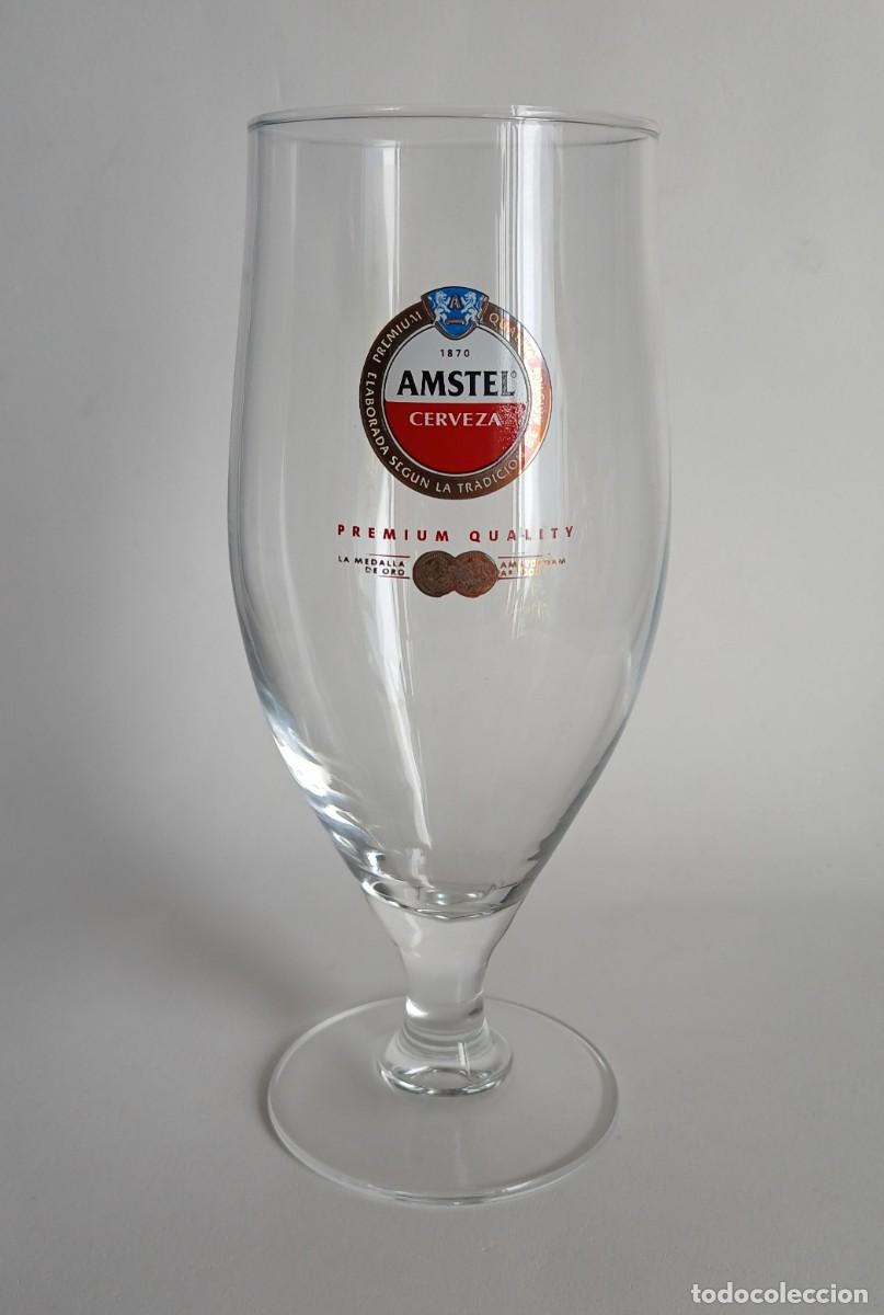 Coleccionismo de cervezas: Copa de cerveza de la marca Amstel - Foto 2
