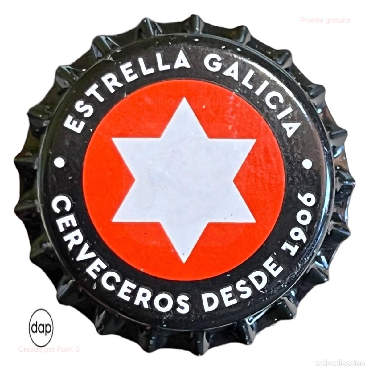 Coleccionismo de cervezas: TAPON CORONA CHAPA BEER BOTTLE CAP KRONKORKEN CAPSULE TAPPI CERVEZA ESTRELLA GALICIA