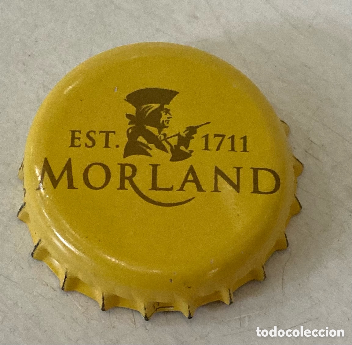 Coleccionismo de cervezas: CHAPA KRONKORKEN TAPPI CERVEZA MORLAND (3).REINO UNIDO.FAB. CHAPA:NEW BOX----LOTE N. 1059--CARMANJO
