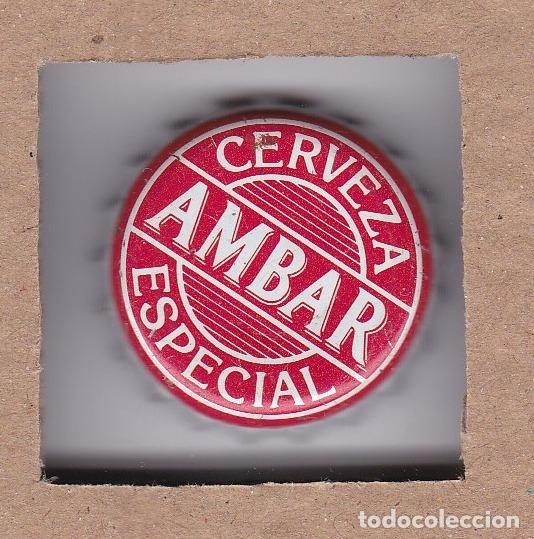 Coleccionismo de cervezas: CHAPA ESPA&Ntilde;A CERVEZA TAPON CORONA AMBAR