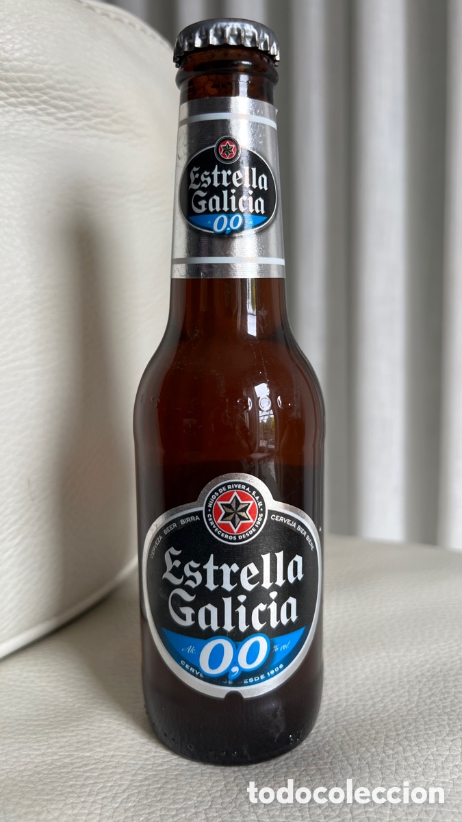 Coleccionismo de cervezas: BOTELLA CERVEZA ESTRELLA DE GALICIA 0,0
